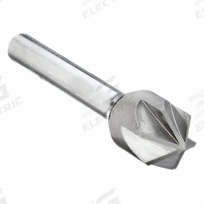 KEO Countersink: 90°, 6 Flute, 1/4 in Body Dia - Smooth-Finish Six-Flute Countersinks