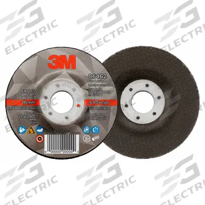 3M Cut-Off & Grinding Wheel: Type 27, 4 1/2" x 1/8" x 7/8", Ceramic, 36 Grit - Cool-Cutting Combination Wheels for Carbon & Stainless Steel