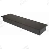 ECONOCO Wood Base: 6 in Overall Ht, 16 in Overall Wd, 60 in Overall Lg, 150 lb Load Capacity (MPN WD6016-BK). Key specifications — Material: Medium Density Fibreboard; Brand: ECONOCO.
