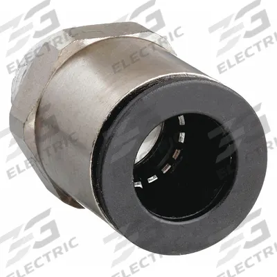 LEGRIS Push-Fit Adapter Fitting: 1/2 in OD x 3/8 in Pipe Size, Push-to-Connect x MBSPT - Nylon & Nickel-Plated Brass Tube Fittings