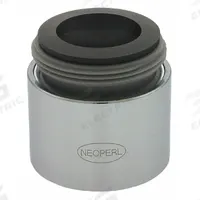 NEOPERL Outlet: 0.5 gpm Flow Rate, Spray Flow Outlet, Brass, Chrome Finish, Dual, 40 PK (MPN 5505706). Key specifications — Includes: Vandal Resistant Key; Material: Brass; Product Type: Outlet; Connection Size: 55/64"-27; Brand: NEOPERL.