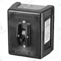 HUBBELL KELLEMS Manual Motor Switch: 3 Poles, 30 A, 1 NEMA Rating, Non-Metallic Enclosure (MPN HBL1389). Key specifications — Brand: HUBBELL KELLEMS; Maximum Voltage Rating: 600V AC; Mounting Style: Surface; Pilot Light: Not Included.