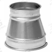 Duct Reducer: Stainless Steel, For 5 in_7 in Duct Dia, 8 in Overall Lg, 7 in Inlet Dia (MPN 8040026038). Key specifications — Brand: NORDFAB.