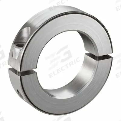 RULAND MANUFACTURING Shaft Collar: 2-Piece, Inch, Round, Clamp-On, 1 13/16 in Bore Dia - Stainless Steel Shaft Collars