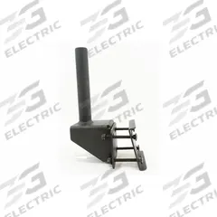 GAMBER-JOHNSON Device Mount: Device Mount, Forklifts, Overhead Guard Leg, Black, 5 in Overall Ht (MPN 7160-1810-01). Key specifications — Product Type: Device Mount; Color: Black; Mounting Location: Overhead Guard Leg; Includes: Large Back Plate; Features: Ideal for Convenient Storage of Stretch Wrap Rolls; Compatible Vehicle Type: Forklifts.