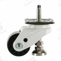 FOOT MASTER Plate Caster: Nylon Tread, 75 mm Wheel Dia, 110 mm Mounting Ht, 1,543 lb Load Capacity (MPN GDH-75-ASF-NYD). Key specifications — Brand: FOOT MASTER; Frame Color: White.