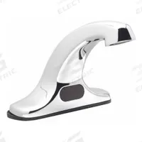 ZURN Bathroom Sensor Faucet: AquaSense®, Brass, Chrome Finish, Centerset, Battery, 0.5 gpm Flow Rate (MPN Z6915-XL-TMV-1). Key specifications — Brand: ZURN; Includes: Thermo Cover, 4 in; Series: AquaSense®.