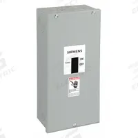 SIEMENS Circuit Breaker Enclosure: 3 Spaces, 350 A Amps, Surface Mounting, Outdoor (MPN EC4). Key specifications — Mounting Style: Surface; Location: Outdoor.