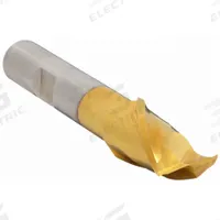 CLEVELAND Square End Mill: High Speed Steel, TiN Coated, 2 Flute, 1/2" Mill Dia, 13/16" LOC (MPN C33772)