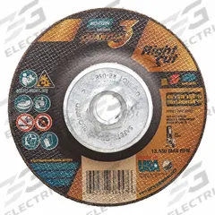 NORTON Depressed Center Cut-Off Wheel: Type 27, 4 1/2" x 1/16" x 5/8"-11, Ceramic, 36 Grit (MPN 66252838457). Key specifications — Series: Quantum 3 RightCut; Brand: NORTON.