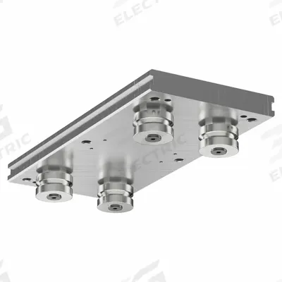 HEPCOMOTION Carriage: For 76 mm Rail Wd, Roller, GV3 Std Carriage, 54.7 mm Carriage Ht - HepcoMotion GV3 Roller Carriages