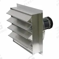 Shutter Mounted Hazardous Location Exhaust Fan: 18 in Blade, 1 Speed, 1/3 hp, 3,200 cfm, 1 ph (MPN AX18-4). Key specifications — Hazardous Location Class: Class I, Div 1, Group C and D; Class II, Div 1, Group F and G; Brand: CANARM; Motor Enclosure: Totally Enclosed Air Over; Frame Material: Aluminum; Number of Speeds: 1; Frame Finish: Powder Coated; Nameplate Voltage: 115/208-230V AC.