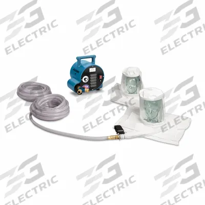 ALLEGRO Dbl Bib Tyvek Hood Breathing Air Blower: 50 ft Hose Lg, Double Bib Hood - Allegro Complete SAR Systems