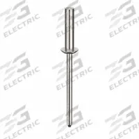 Blind Rivet,1 23/35" L,1/8" dia,PK500: Inch, 1 21/32 in Overall Lg, 35/64 in Body Lg, Dome, 500 PK (MPN U33600.012.0045). Key specifications — Brand: APPROVED VENDOR.