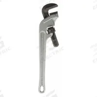 RIDGID End Pipe Wrench: 2 1/2 in Jaw Capacity, Serrated, 18 in Overall Lg, I-Beam (MPN 90122). Key specifications — attr309808: I-Beam; attr324941: RIDGID.