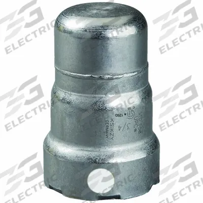 VIEGA MEGAPRESS Crimp Fitting Cap: 1/2 in Pipe Size, Press-fit, Carbon Steel - Steel Press Pipe Fittings