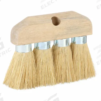 TOUGH GUY Roofing Brush: 8 in L, Wood - Roofing Tools