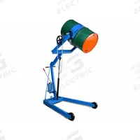 MORSE Drum Dumper: Built-In Wheels/Casters, 800 lb Wt Capacity, Metal, 96 in Vertical Lift, Manual (MPN 400A-96). Key specifications — For Drum Capacity: 55 gal; Drum Orientation: Vertical; Brand: MORSE; Portability: Casters; Housing Material: Steel; For Drum Material: Metal; Drum Securing Mechanism: Clamp; Power Source: Manual.