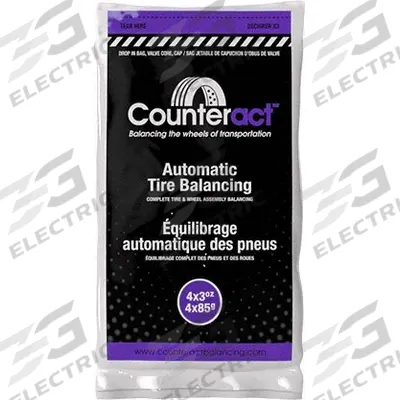COUNTERACT Balancing Beads: Wheel Balancing Beads, Trucks, Glass, Purple
