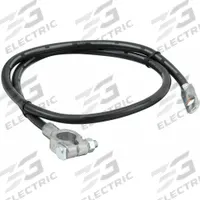 GROTE Battery Cable: Top Post Cable, 4 ga Wire Size, 36 in Overall Lg, Black, 60VDC, Bolt (MPN 84-9229). Key specifications — Termination Type: Top Post Cable; Connection Type: Bolt; Maximum Voltage: 60VDC; Wire Color: Black; Wire Size: 4 ga; Brand: GROTE.