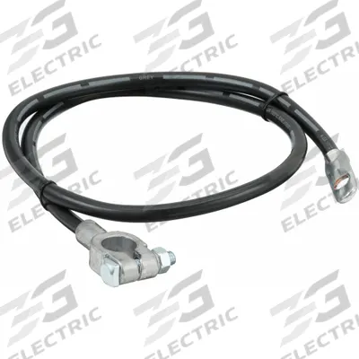 GROTE Battery Cable: Top Post Cable, 4 ga Wire Size, 36 in Overall Lg, Black - Top Start Cables