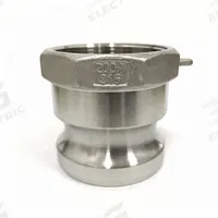 Cam and Groove Adapter: 2 in Coupling Size, 2 in -11-1/2 Thread Size, 2 1/2 in Overall Lg, FNPT (MPN 3LX27). Key specifications — Thread Size: 2 in -11-1/2; Fitting Type: FNPT; Includes Locking Arm: No; Body Material: 316 Stainless Steel; Brand: APPROVED VENDOR.