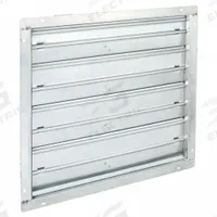 33"H-W 13.3"L Squ Stl Mtrzd Cntrl Dampr: 13 1/4 in L, 33 in H, 33 in W, 1 1/2 in Flange Wd, Steel (MPN 3C728). Key specifications — Nameplate Voltage: 100/240V AC; Blade Type: Flat Blade; Brand: DAYTON; Maximum Air Velocity: 3500 fpm; Switch Action: Normally Open.