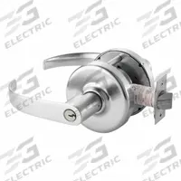 CORBIN Door Lockset: Storeroom Lever Locksets, Chrome, ADA Compliant (MPN CLX3359 PZD 626). Key specifications — Ligature Resistance: Not Ligature-Resistant; Brand: CORBIN; Visual Indicator Message: No Message; Lockset Style: Princeton Lever; ADA Compliant: Yes; Finish: Satin Chromium-Plated.