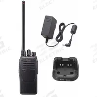ICOM Handheld Two Way Radio: F1000 Series, VHF, Analog, 5 W, 16 Channels, No Display, 14 hr, Li-Ion (MPN F1000 82 USA). Key specifications — Color: Black; FCC License Required: Yes.
