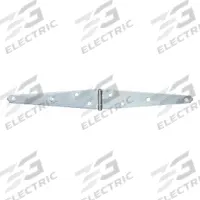 APPROVED VENDOR Strap Hinge: Steel, 1 1/4 in Leaf Ht, 5 1/2 in Leaf Wd (MPN 1RCH1). Key specifications — Material: Steel.