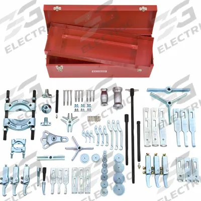 PROTO Master Puller Set: Inside, 10 ton Pulling Capacity - Jaw Puller, Bearing Splitter, Push-Puller & Slide Hammer Sets