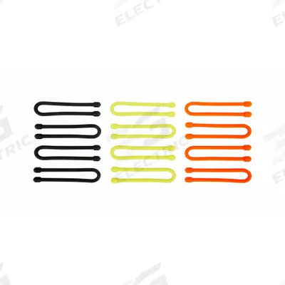 NITE IZE Gear Tie: Assorted, 6 in Lg - Twist-Release Cable Ties