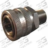 HANSEN Hydraulic Quick Connect Hose Coupling: 3/4 in, 303 Stainless Steel, 227.12 lpm Max. Flow Rate (MPN LL6S30). Key specifications — attr297111: 303 Stainless Steel; attr297114: 3/4"-14; attr303815: HANSEN.