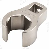 TEKTON Crowfoot Wrench: Steel, Satin Nickel, 3/8 in Drive Size, 19 mm Head Size, 6 Points (MPN WCF16219). Key specifications — attr309661: Steel; attr309662: Satin Nickel; attr324934: TEKTON.
