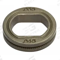 LINCOLN ELECTRIC Drive Roll: 0.045 in, V-Knurl, For Power MIG 140C/180 Dual/180C/210 MP Series (MPN KP2529-3). Key specifications — For Wire Type: Flux-Cored; Brand: LINCOLN ELECTRIC; Manufacturer Part Number: KP2529-3; For Welder Series: Power MIG 210 MP.