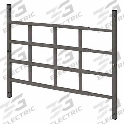 PRIME-LINE Window Security Guard: Fixed, 23 1/2 in to 38 in, 21 1/4 in Ht, 4 Bars - Fixed-Installation Window Security Bars
