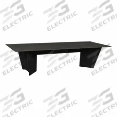REGENCY Conference Table: Rectangle, Laminate/Melamine, Ash Gray, 120 in Overall Lg, PVC, 10 Seats (MPN ACT12048AGBK). Key specifications — attr987891: Traditional Leg; attr987894: Melamine; attr987867: PVC; attr987857: REGENCY; attr987872: Laminate.