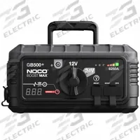 NOCO Battery Jump Starter: Boosting, For 12 V DC_24 V DC Battery Volt, Auto On/Off, Plastic, GB500. Key specifications — Charger Function: Boosting; Charge Type: Auto On/Off; Material: Plastic; For Use With Battery Type: Lead Acid; Brand: NOCO.