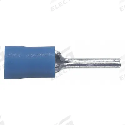 PANDUIT Pin Terminal: Blue, Vinyl - Insulated Pin Terminals