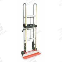 DAYTON Appliance Hand Truck: 700 lb, Vertical Dual-Loop, Red/Silver, 6 in Wheel Dia., Tread on Core (MPN 3W311). Key specifications — Color: Red; Strap Tightening Type: Ratchet; Brand: DAYTON.