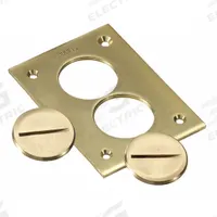 HUBBELL WIRING DEVICE-KELLEMS Crown Plug: Round, Brass, Hubbell, S5013. Key specifications — Compatible with Series: Hubbell; Brand: HUBBELL WIRING DEVICE-KELLEMS; Accessory Type: Crown Plug; Compatible with Manufacturer Model Number: S2755; Manufacturer Part Number: S5013; Material: Brass; Shape: Round.