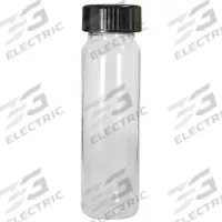 QORPAK Sample Vial: 20 mL, Includes Closure, Phenolic, 27.25 mm Body Dia, Square, Colorless, Sample (MPN GLC-04995). Key specifications — Body Color: Colorless; Screw Closure Size: 24-400 mm; Brand: QORPAK; Bottom Shape: Square; Self-Standing: Self-Standing.