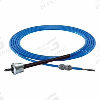GOODWAY Flexible Shaft: 1.9 gpm Flow Rate - Max, 120°F Max Fluid Temp, 9/16 in to 1 in - Shafts for Heat Exchanger Cleaning Equipment
