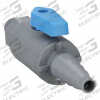 APPROVED VENDOR Manual Two-Way Ball Valve: 1/4 in, PVC, Straight, MNPT x Barb, Full Port Ball Port (MPN PVC 638-TB4M-F). Key specifications — attr1008170: APPROVED VENDOR.