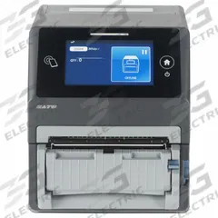 SATO Barcode Label Printer: Direct Thermal/Thermal Transfer, 4.09 in Max. Print Wd, 8 in/sec, Wired (MPN WWCT03041-NDN). Key specifications — Printer Series: CT4-LX; Screen Type: Color Touch Screen; Dispensing Style: Cutter; Printer Connectivity: USB; Print Speed: 8 in/sec; Wire Communication: Wired; Brand: SATO.