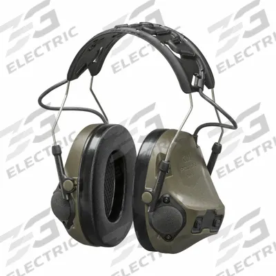 3M Headset: Over the Head, Helmet Mounted Earmuff, 23 dB NRR, Wired, Listen - Tactical Over-the-Head Headsets for Communication