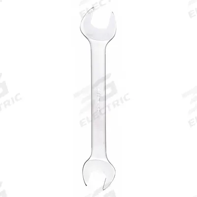 WESTWARD Open End Wrench: Alloy Steel, Satin, 5/8 in_11/16 in Head Size, 8 in Overall Lg - SAE, Double End, Open End Wrenches