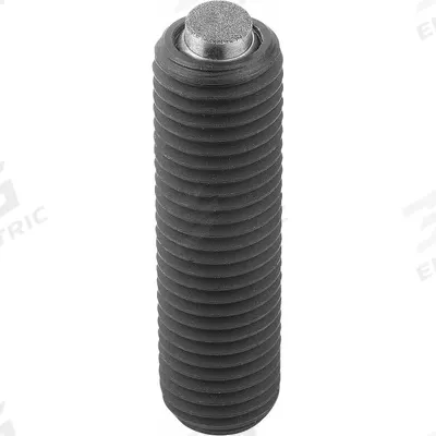 KIPP Fully-Threaded Gripper w/Diamond Pad: M20, 30 mm Thread Lg - Fully-Threaded Grippers with Abrasive Diamond Pad
