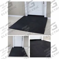 SAFERESIDENTIAL RAMPS Door Ramp: 41 in Lg, ADA Compliant, Black (MPN SRR2400). Key specifications — Brand: SAFERESIDENTIAL RAMPS.