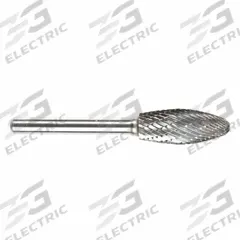 SGS PRO Carbide Bur: Inverted Cone/Tree, SF-5CO, 1/2" x 1 1/4" Head, 1/4" Shank (MPN 15859). Key specifications — Trade Number: SF-5CO; Brand: SGS PRO.
